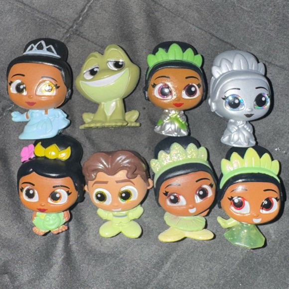The Princess And The Frog Set of 8 Disney Just Play Doorables - Picture 1 of 1